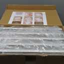 SNSLXH 5 Pack Stackable Closet Storage Basket, Multifunctional & Foldable Closet Organizer for Bathroom Kitchen Laundry Room Wardrobe Storage, Space-Saving Clothes Storage Drawer Organizer, White