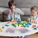 15PCS Mesh Zipper Pouch Bags File Storage Bags, A4 11x9 Inches Reusable Clear Zipper Pouches for Travel and Classroom Board Game Organization