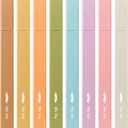 Mr. Pen- Aesthetic Highlighters, 8 Pack, Chisel Tip, Moss Garden, Cute Highlighters Assorted Colors, Back to School Supplies