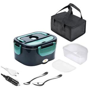 Pawtong Electric Bento Box, 1.5L Portable Lunch Container with Heating Function, Perfect for Work, Car, and Home - Blue