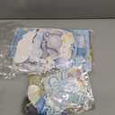 Elephant Baby Shower Decorations Banner, It's a Boy Backdrop, Foil & Latex Balloons, Mommy to Be Sash, Cake & Cupcake Toppers, Honeycomb Centerpieces, Hanging Swirls for Boy Baby Shower Decorations