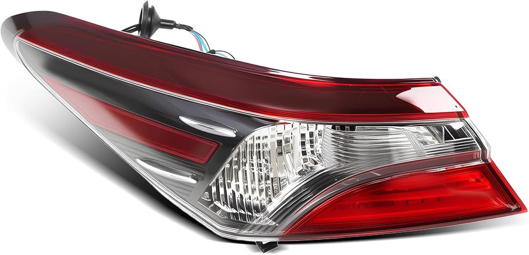 Outer Tail Light Driver Side Compatible with Camry LE SE 2021 2022 Halogen Rear Brake Lamp Taillight 8156006A20 TO2804159 (Left)