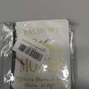 Passport Wallets Travel Holder Set, Honeymoon Travel Luggage Tags Passport Cover for Wedding Bridal Shower Gift, cute map pattern for Wedding Bridal Shower Gift (Golden-2)