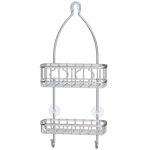 Simple Houseware Stainless Steel Bathroom Hanging Shower Head Caddy Organizer (24 x 10.2 x 4.25 inches)