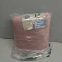 Memory Foam Chair Cushion Ultra Soft Thick Chenille Seat Pad with Slow Rebound Latex Core Washable Chair Cushion with Zipper for Office/Dining/Car Chair (Pink, 18x18 in)