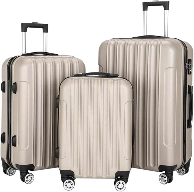 Luggage Carry On Luggage 3-Piece 20/24/28inch Suitcases Carry On Luggage Storage Suitcases with Wheels Luggage Suitcase Checked Luggage