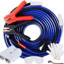 0 Gauge 30 Feet Jumper Cables Heavy Duty, 1000 Amp Quick Connect Plugs for Truck with Carry Bag