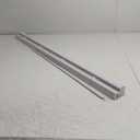 LOTUS & WINDOWARE Cordless Mini Blind, 1" Vinyl Slats, 45" Wide x 36" Long - White, Window Blinds for Home and Office, Interior Door Blinds - Light Filtering