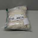 SUBRTEX Stretch Couch Arm Covers Set of 2, Checkered Sofa Arm Slipcovers, Anti-Slip Armrest Covers for Recliner and Armchairs, Pet Proof, High Stretchy, Hook & Loop Tape, Ivory