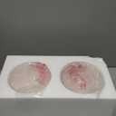 4 Pack Clear Glass Shades, Replacement Glass Globes for Ceiling Fan Light Fixtures, 2-1/8" Fitter, 4.76 inch Diameter, High Transmittance Lampshade for Chandelier, Pendant Light, Wall Sconces Series