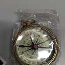 Be Strong and Courageous (Joshua 1:9) Brass Compass with wooden Box-Engraved Scripture Prayer Compass Religious Gift for Men & Women - Baptism, Confirmation, Communion Compass for Boys Graduation Gift