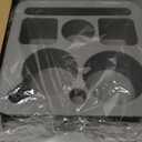 Couch Cup Holder Tray Couch Cup Holder Pillow Bed Tray Snack Sofa Bed Caddy Organizer Beach Sofa Drink Holder Anti-Spill Portable Snack Caddy Couch Remote Holder for Phone Pad Kindle Beverage Black