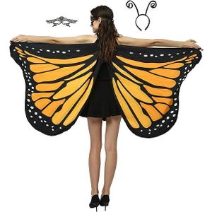 Adult Butterfly Wings for Women,Fairy Ladies Halloween Party Costume Accessory
