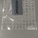 Nolia Stencil Set for Baby Shower Blocks - 100 Reusable Letter, Number & Icon Stencils for Decorating Wooden Baby Blocks, Easy Guest Activity & Keepsake Add-On