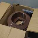 Landscape Edging Kit, 4 inch Tall 33FT Garden Landscape Edging Border with 30 Spikes, Plastic Lawn Edging for Garden, Flower Beds, Lawn (BROWN)