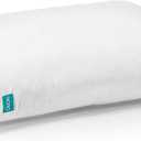 Benjara Swan Standard Pillow, 20x28, Down Alternative, Washable Hypoallergenic, White
