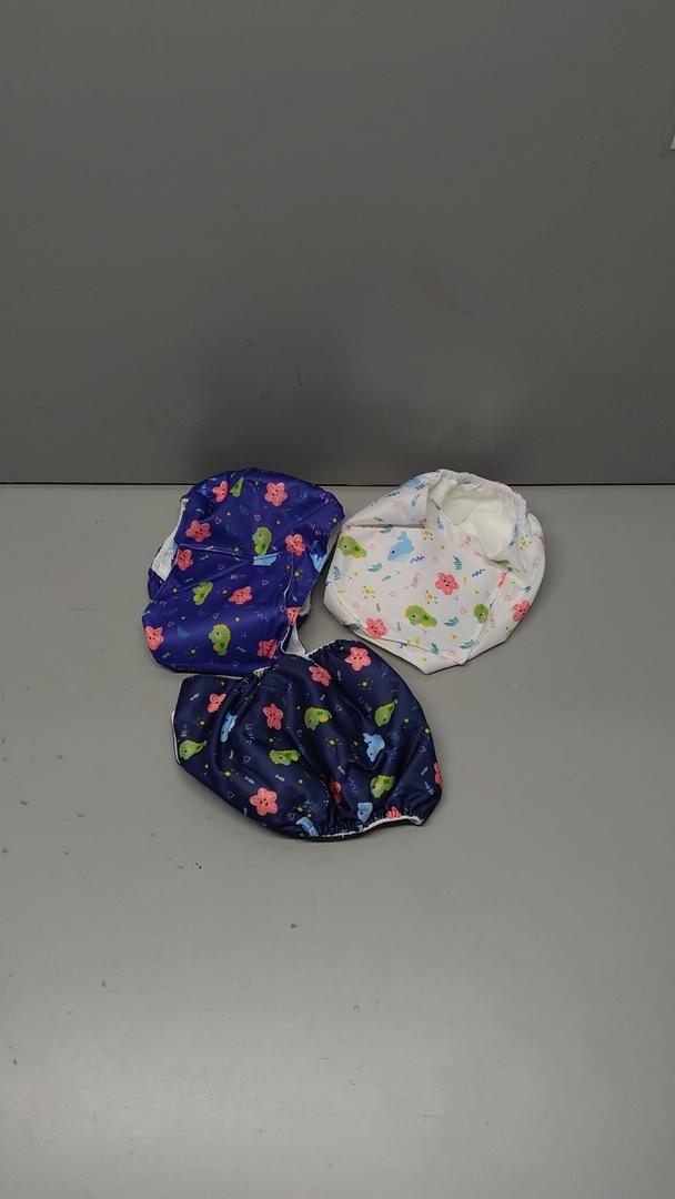 Baby & Toddler Snap One Size Adjustable Reusable Baby Swim Diaper (Dinosaurs, XLarge, 3 Pack)