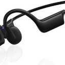 Bone Conduction Headphones, Wireless Bluetooth Open-Ear Sports Headphones with Mic, Type-C Quick Charging Long Battery Life, Upgrade Waterproof Earphones for Running, Walking, Cycling, Workout, Gift