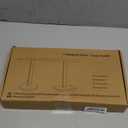 NearMoon T-Shape Hand Towel Holder-Bath Towel Rack-Standing with Balanced Base Towel Bar for Bathroom Kitchen Vanity Countertop, Modern Stand Towel Ring with Marble Base (14 Inch, Brushed Nickel)