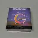 2026 New Smart Mini Table Lamp with Wireless Charger, Bluetooth Speaker Alarm Clock, Night Light for Bedroom Office Desk, Gifts for Kids Teens ChirstmasBlack