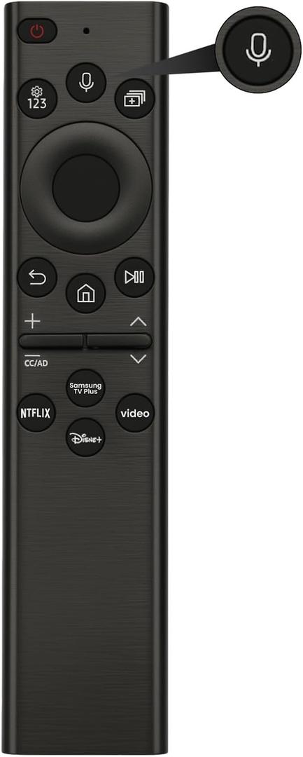 Replacement for Samsung Smart TV Remote, with Voice Control, Compatible with Samsung TV QLED/OLED/The Frame/Crystal UHD Series, Simple Setup
