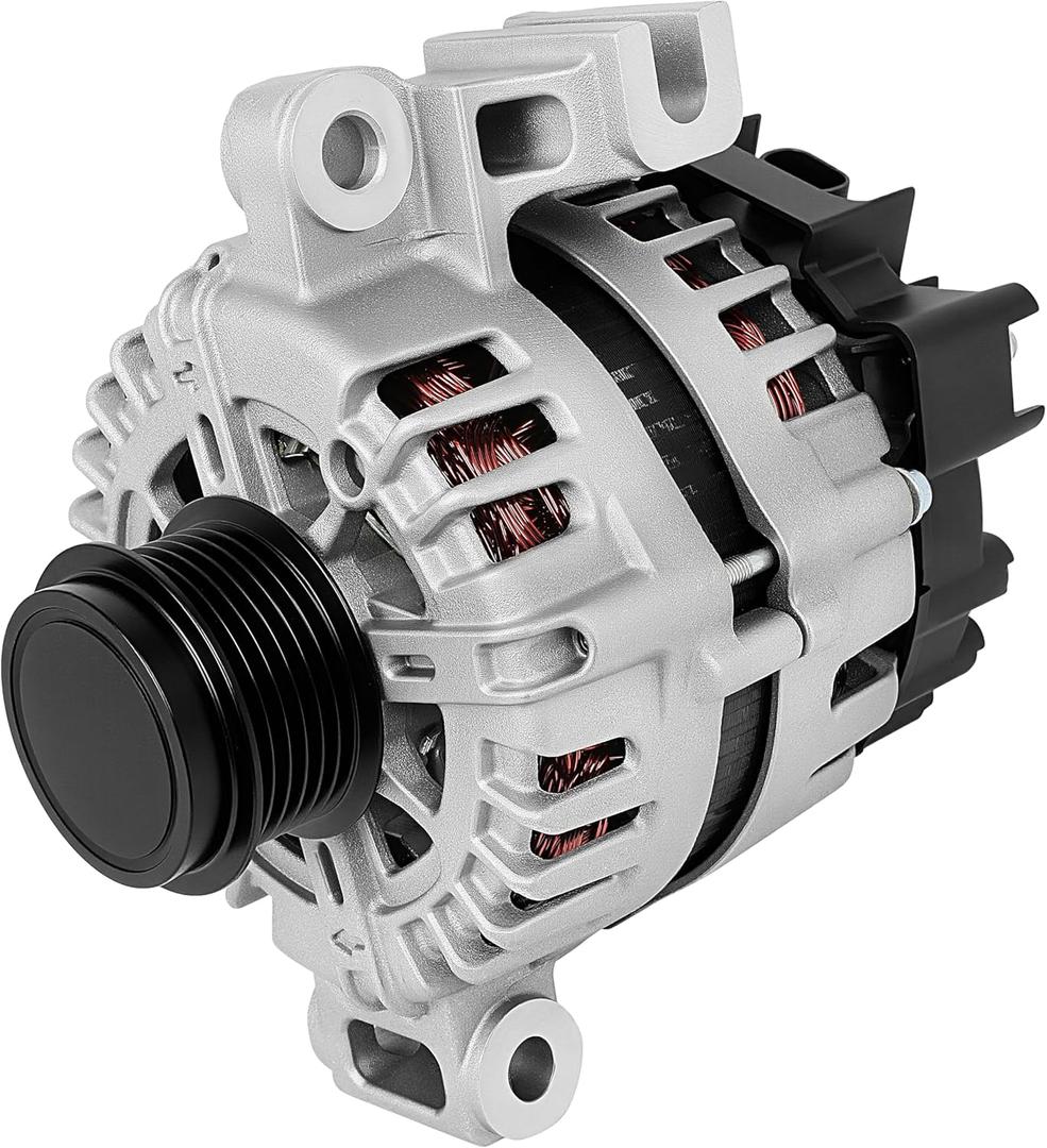 SCITOO V6 3.6L Alternator Fits for Chevrolet for Camaro LS/LT 2010-2012,for Colorado LT/WT/Z71 2015-2016,for GMC for Canyon Base/SLE/SLT 2015-2016,150A High-output CW 6-Groove,11485 AL8876X 13502988 (Small)