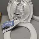 Jool Baby Quick Flip Toilet Seat with Built-in Potty & Splash Guard for Toddler Training, Slow Close (Round)