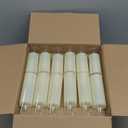 Flickering Flameless Candles Battery Operated with Remote and 2/4/6/8 H Timer Plexiglass Led Pillar Candles with Realistic Moving Wick Candles for Home Decor Pack of 48(D2.2"xH 5"6"7")(Ivory)