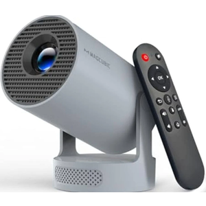 Magcubic Mini Projector with WiFi and Bluetooth, 4K Support Smart Portable Projector, Small Proyector with 200ANSl & AutoKeystone, 180° Rotation HY300Pro Video Proyector for Bedroom, Movie, Outdoor
