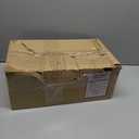 2-Pack Wicker Basket Set - Water Hyacinth Pantry Organizers and Storage w/Handles, For Home, Bedroom, Kitchen, & More - 100% Earth Friendly Woven Rattan, Simple Open Shape Decorative Baskets