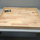 4 In 1 Noodle Board Stove Cover Lightweight Cutting Board Wood Stove Top Covers for Electric Stove, Glass Gas Stove Cover for Gas Burners - 30" x 22"