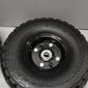 Click to see full view
	
	
Parts Camp (4 Pack) 4.10/3.50-4 Flat Free Tires 10 Inch Tire and Wheel
Utility Wagon Tires 4.10 3.50-4 with 5/8" Axle Bore Hole, 2.2" Offset Hub, for Gorilla Carts, Wheelbarrow, Hand Truck