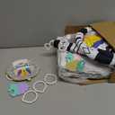 Baby Gym Play Mat, 8-in-1 Tummy Time Mat & Activity Gym, Washable Ball Pit, Infant Play Mat with Detachable Toys for Sensory Exploration and Motor Skill Development (Black White)