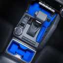 Interior Silicone Liner Insert Custom Fit for Tacoma 2024-2026, Silicone Organizer Tray for Tacoma Gen 4th Double Cab only - Fully Covered - for Tacoma Accessories