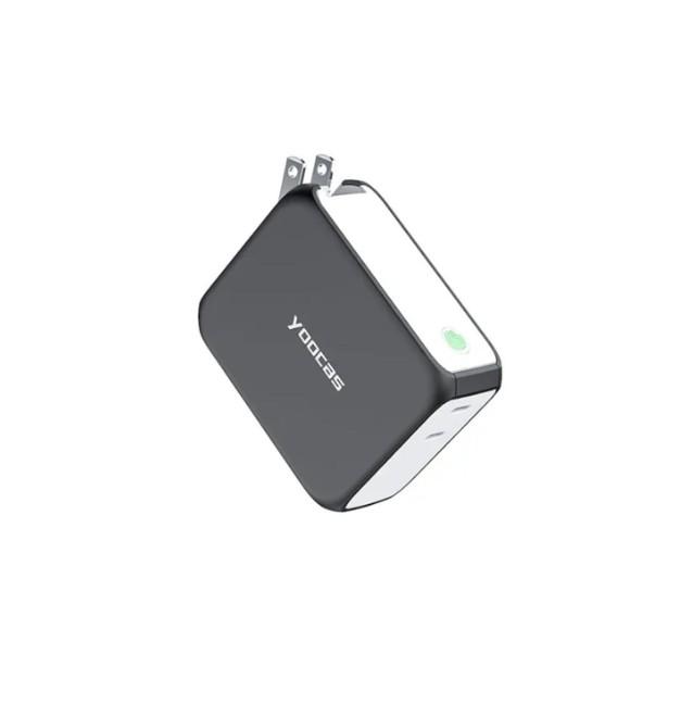 Y
oocas Portable Power Bank, 2in1 Hybrid Charger-5000mAh 20W Portable Charger with 45W GaN Charger-USB C Dual Ports for MacBook, Dell, Samsung, iPhone, iPad, Switch,Steam Deck and ect-Black & White