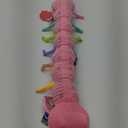 Baby Girls Toys 0-6 Month Music Animal Stuffed Caterpillar Toy for Infant 0-3 3-6 Months with Mirror Crinkle Rattle Tummy Time Sensory Toys for 3 4 5 6-12 Month Old Newborn Baby Shower Birthday Gifts