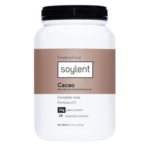Soylent Complete Nutrition Meal Replacement Protein Powder, Cacao - Plant Based Vegan Protein, 39 Essential Nutrients - 36.8oz (36.8 Ounce (Pack of 1)), Best By: 07/08/25