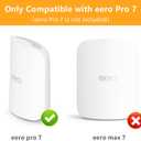 Mamerry Wall Mount Bracket for eero Pro 7 Router - Space-Saving Tri-Band Wi-Fi 7 Mesh System Accessory, Easy Installation Compatible with eero Pro 7 (3 Pack)