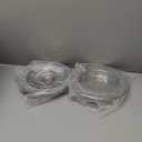 Zhehao 2 Plates Silver Communion Set, Holy Trays with Lid, Stainless Steel Bread Tray Plates for Churches, Holy Communion Tray with Cover, Polished Church Supplies Ware Sets