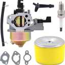 FitBest Carburetor Kit for Honda GX240 & GX270 w/Air Filter & Spark Plug  Replaces Honda 16100-ZE2-W71/16100-ZH9-W21  Pre-Tuned, Wet-Flow Tested  Fits 8HP/9HP Engines