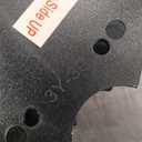 Modern 3 Black Ceiling Fan Blades, 13 Inches