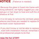 OEM Rear Back Glass Replacement Compatible with iPhone 14 Pro Max 6.7 inches (Space Black) with Reparing Toolkit and Pre-Installed Adhesive