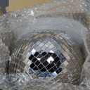 Alytimes Mirror Disco Ball - 8-Inch Cool and Fun Silver Hanging Party Disco Ball Big Party Decorations, Party Design