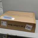 XXXL Jumbo Stainless Steel Litter Box with Lid, 26" L x 18" W x 17" H Extra Large Stainless Steel Litter Box, 400 Count Cat Poop Bags + Cat Litter Mat,Non-Sticky, Anti-Leakage, Easy to Clean (dark gray)