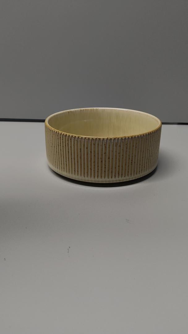 Bowl White and Brown 8 Pack