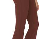 Sunzel High Waist Mini Flared Leggings for Women, Tummy Control Casual Flare Yoga Pants for Yoga Workout Gym (Medium)