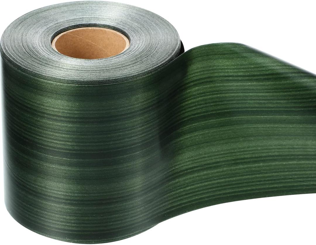 Syhood Outdoor Ribbon Poly Satin Ribbon Floral Craft Decoration Aspidistra Leaf Riband Easter Holiday Outdoor Decorating(4 Inch X 30 Yards,Dark Green)