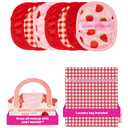 The Original MakeUp Eraser, 7-Day Set, Erase All Makeup With Just Water, Including Waterproof Mascara, Eyeliner, Foundation, Lipstick, Sunscreen, and More! Strawberry Fields, 7ct.