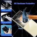 [8 in 1 Privacy Screen Protector for Samsung Galaxy Z flip 6, 2 Inner Soft Black TPU Foldable Film, 2 Tempered Glass Privacy Front/Back Screen Saver, 2 Camera Protector, 2 Side Film