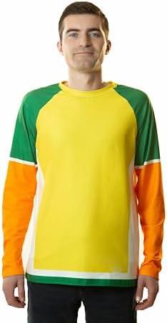 Cosplaya Soccer Long Sleeve Shirt for Mens - Men Women Teens Jersey Tee Cosplay Halloween Christmas Costumes Medium